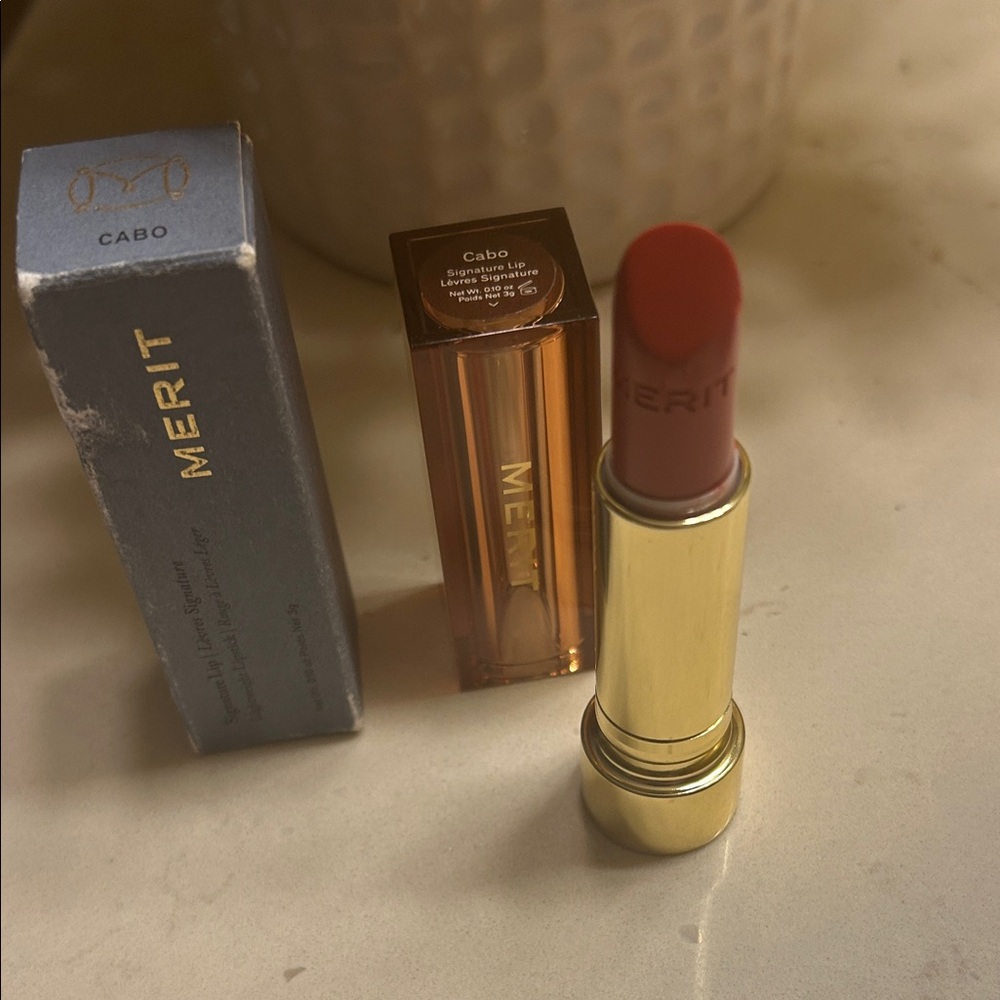 Merit Lipstick shade Cabo - Bold Red - Picture 2 of 2